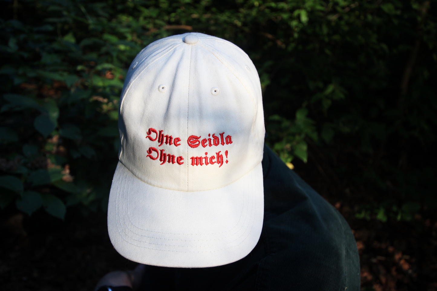 "Ohne Seidla Ohne Mich" Cap